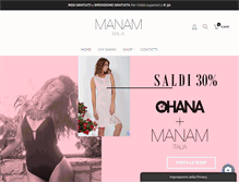 Tablet Screenshot of manamitalia.com